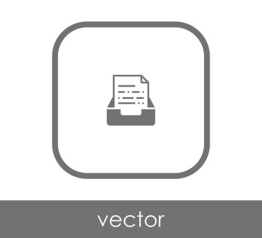 vektör çizim tasarım Arşiv simgesinin