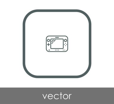  oyun çubuğu simgesini illüstrasyon tasarımı