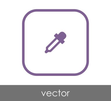 Bırakıcı simgesi vektör illüstrasyonu