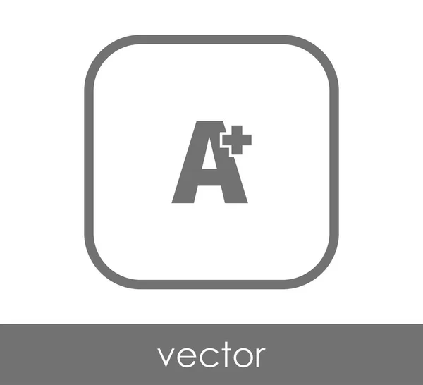 Ett plus grade-ikonen — Stock vektor