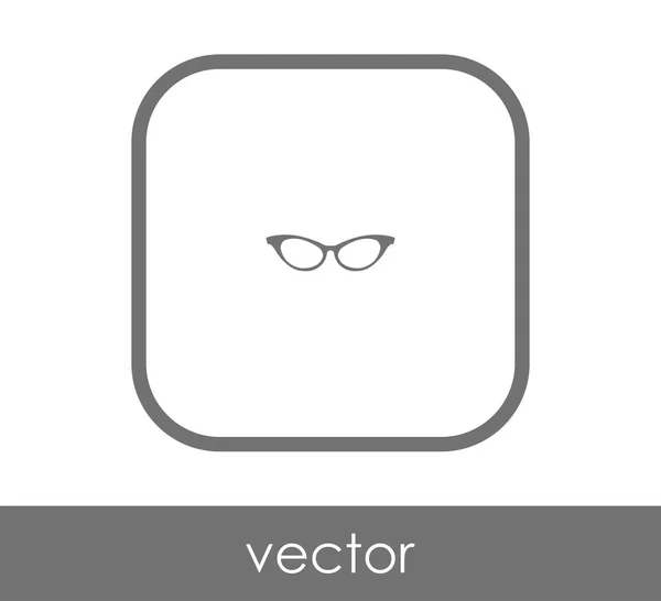 Briller Ikon Vektor Illustration – Stock-vektor