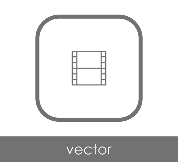 Icône web film — Image vectorielle