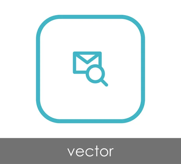 Suche E-Mail-Symbol — Stockvektor