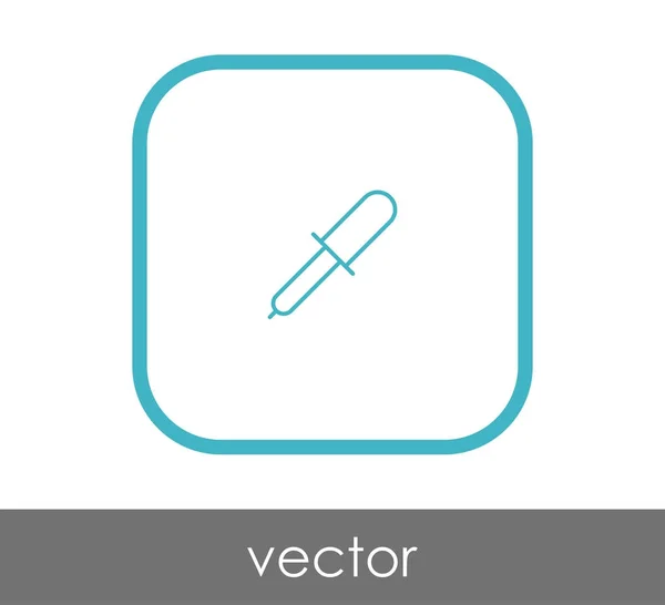 Pipette Symbol Vektor Illustration — Stockvektor