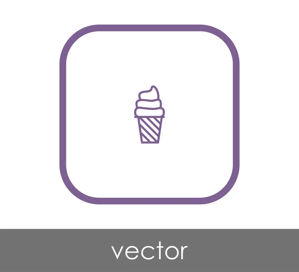 Pictogramă înghețată — Vector de stoc