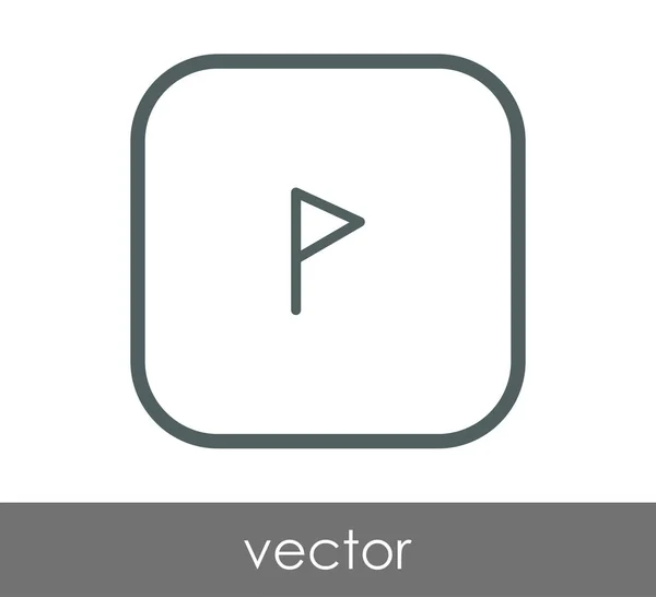 Ikona příznaku — Stockový vektor