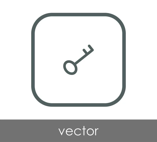 Home Ícone Chave Ilustração Vetorial — Vetor de Stock