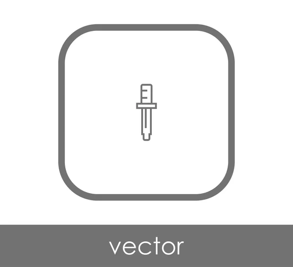 Pipette Symbol Vektor Illustration — Stockvektor