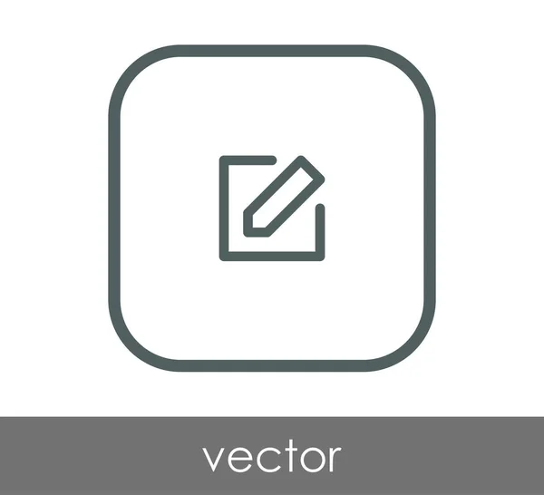 Diseño Ilustración Vectorial Editar Icono Concepto — Vector de stock