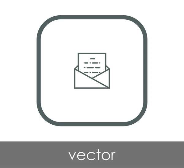 Envelope Icon Web Design Applications — Stock Vector