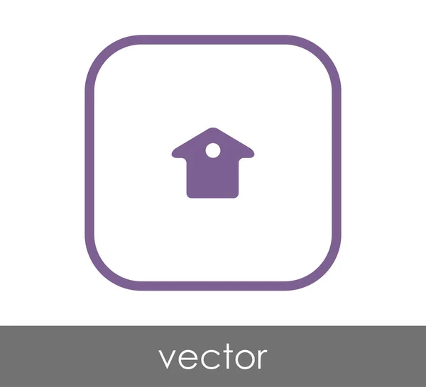 Ícone web Home —  Vetores de Stock