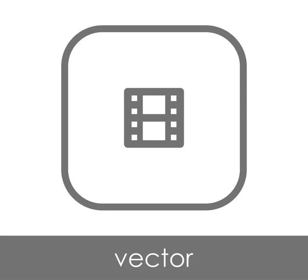 Filmen spindelväv ikonen — Stock vektor