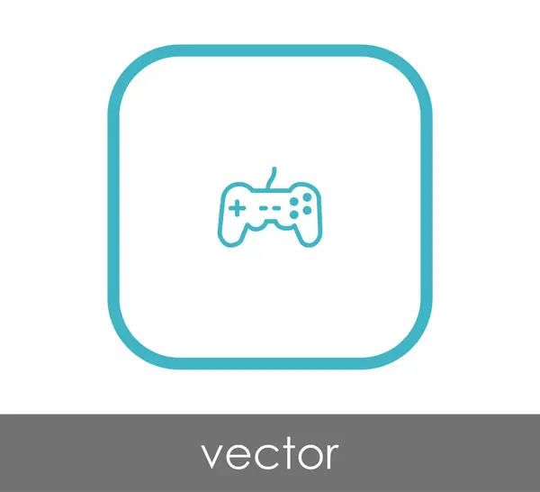 Joystick ícone de jogos — Vetor de Stock