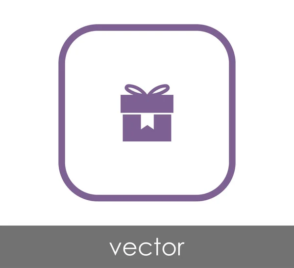 Vector illustration design of gift icon — Stock Vector