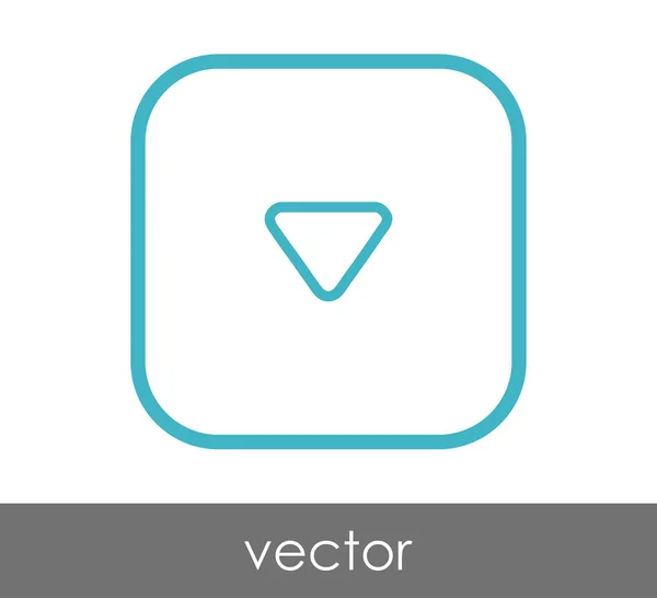 Signo de icono de flecha — Vector de stock