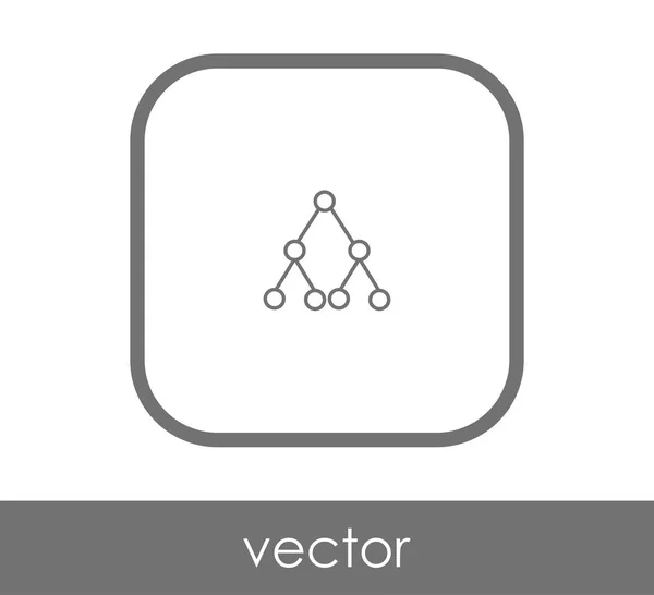 Gerarchia icona web — Vettoriale Stock