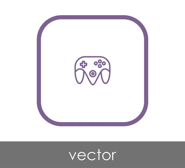 Diseño de ilustración del icono de joystick — Vector de stock