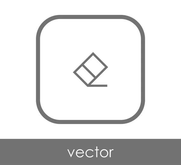Значок ластика — стоковый вектор