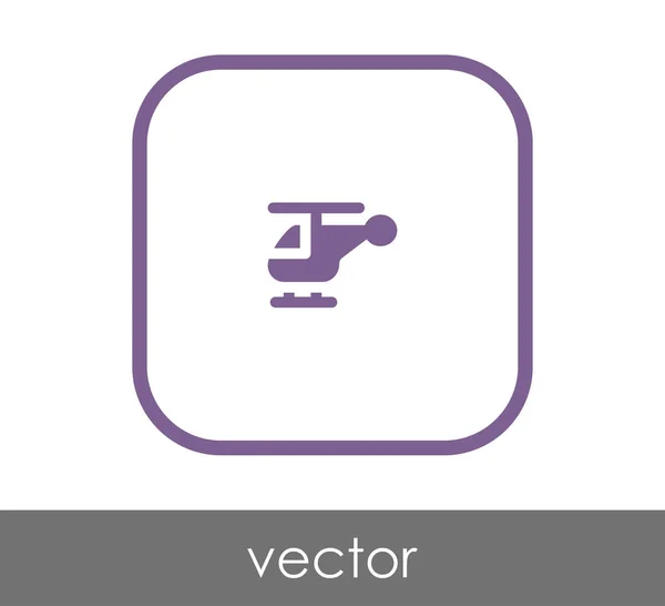 Helikopter web pictogram — Stockvector