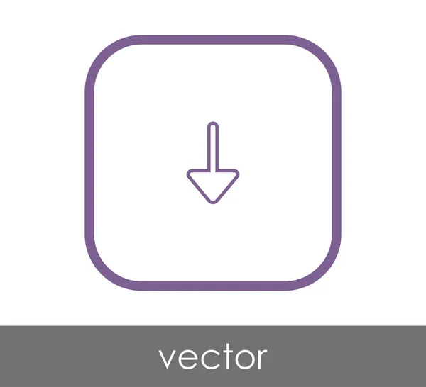 Signo de icono de flecha — Vector de stock