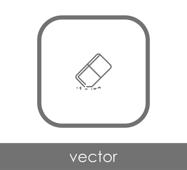 Icono de borrador — Vector de stock