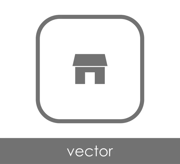 Inicio icono web — Vector de stock