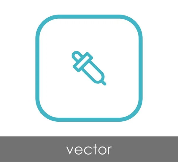 Pipette Symbol Vektor Illustration — Stockvektor