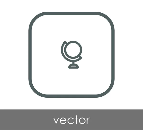 Vector Illustration Design Globe Icon — Stock Vector