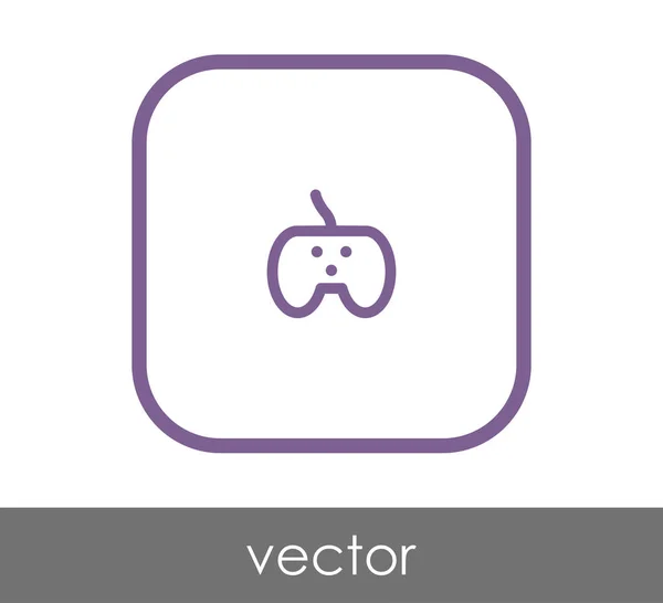 Juego joystick icono — Vector de stock