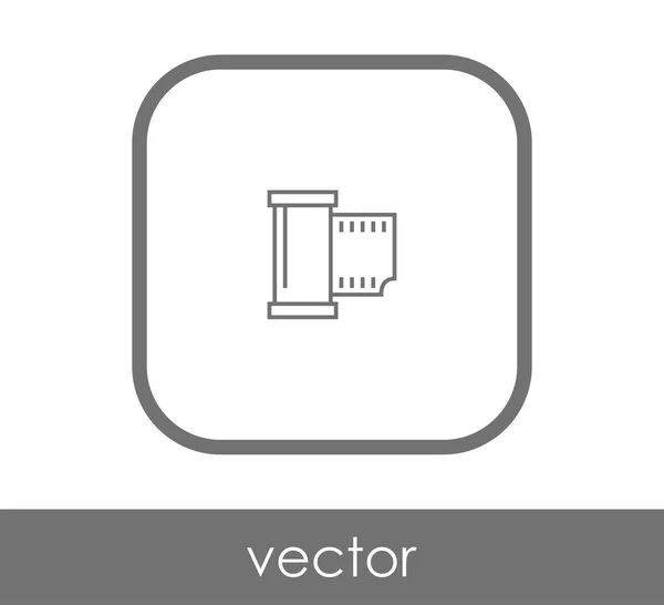 Icono web de película — Vector de stock