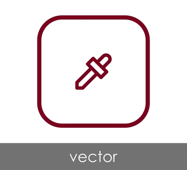 Gotero Icono Vector Ilustración — Archivo Imágenes Vectoriales