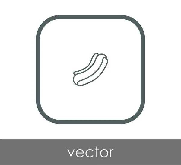 Hot dog icon — Stock Vector