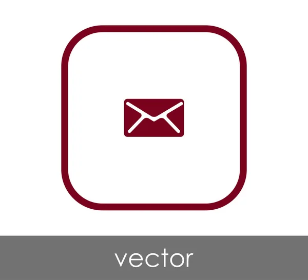 Ícone Envelope Para Web Design Aplicações — Vetor de Stock