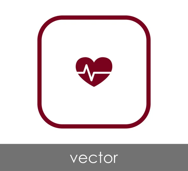 Design obrázku ikony srdce — Stockový vektor