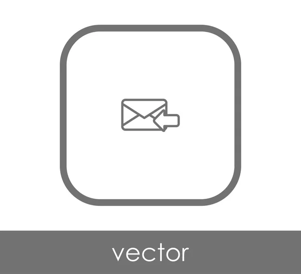 E-Mail-Antwort-Symbol — Stockvektor