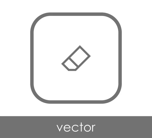 Eraser icon — Stock Vector