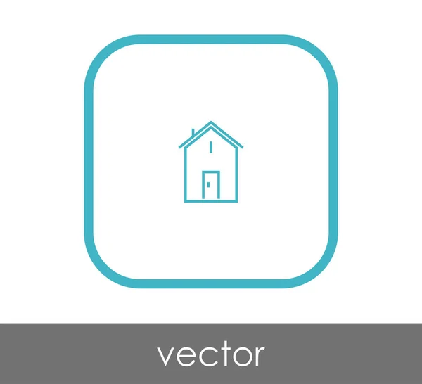 Ícone web Home — Vetor de Stock