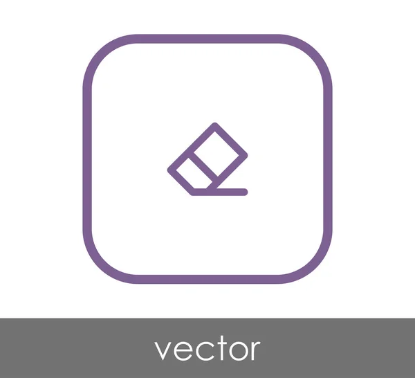 Icono de borrador — Vector de stock