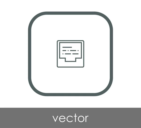 Ilustración diseño de icono de archivo — Vector de stock