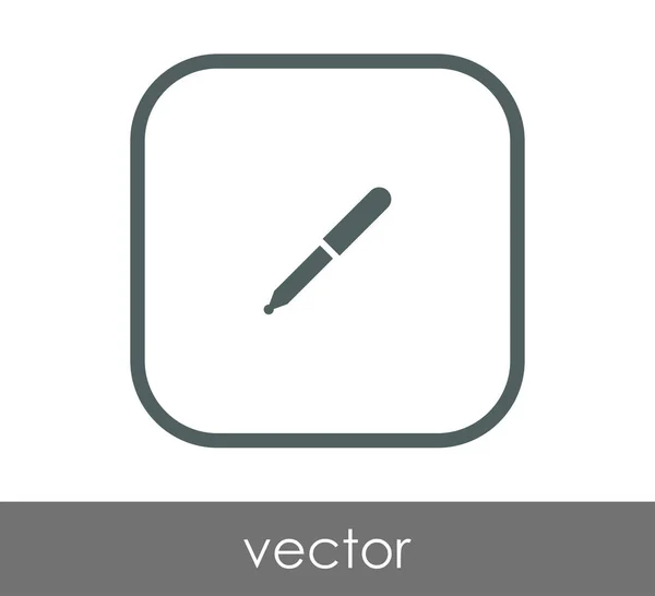 Pipette Symbol Vektor Illustration — Stockvektor