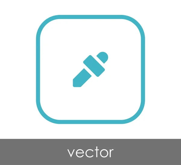 Gotero Icono Vector Ilustración — Vector de stock