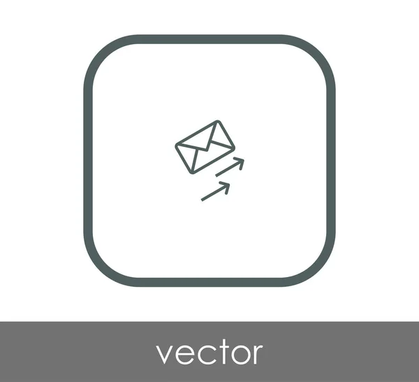 E-Mail-Symbol versenden — Stockvektor