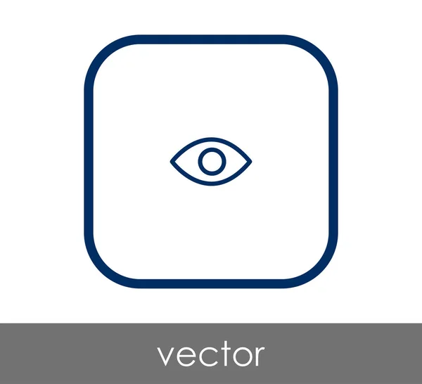 Augensymbol Symbol Vektorillustration — Stockvektor