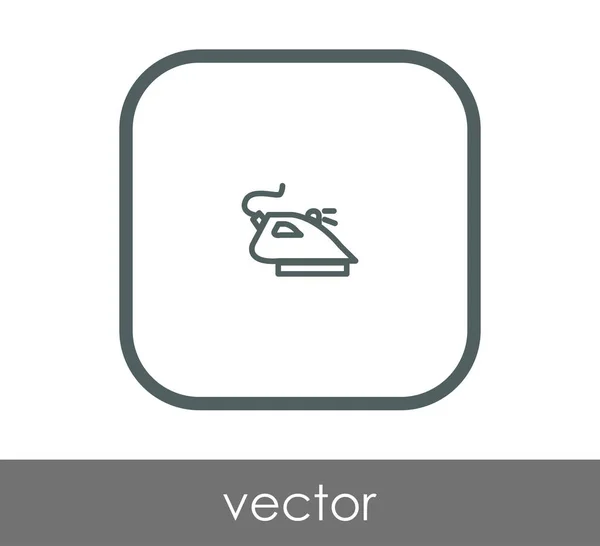 Design de ícone de ferro — Vetor de Stock