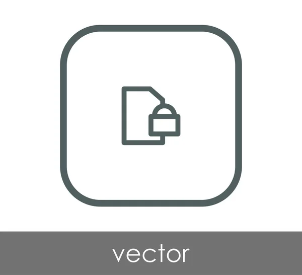 Web-Symbol dokumentieren — Stockvektor
