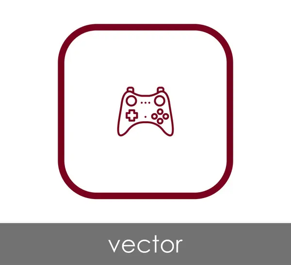 Juego joystick icono — Vector de stock