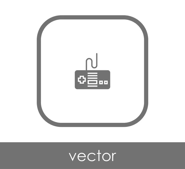 Juego joystick icono — Vector de stock