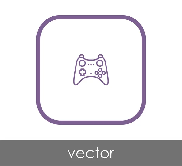 Joystick ícone de jogos — Vetor de Stock