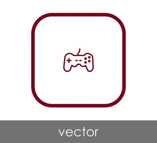 Juego joystick icono — Vector de stock