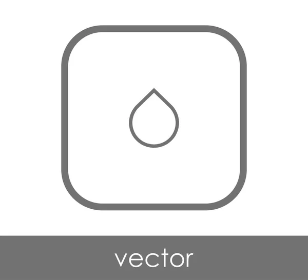Vector Illustration Design Drop Icon — Stock Vector